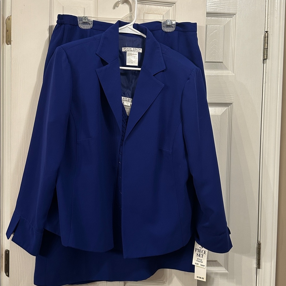 Tailored Cobalt Women's Pencil Skirt